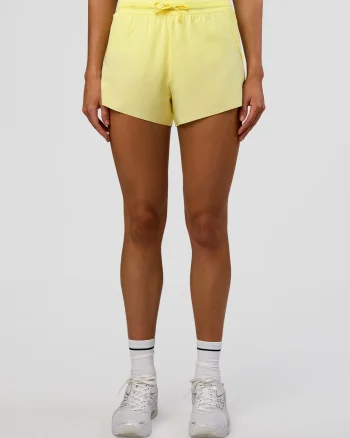 Sale LSKD Accelerate 3" High-Rise Running Short Yellow Fizz