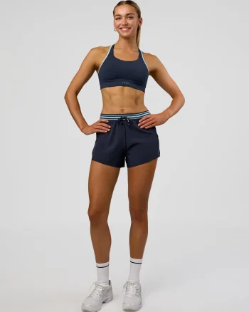 New LSKD Accelerate 3" High-Rise Running Short Future Navy Baltic Sea