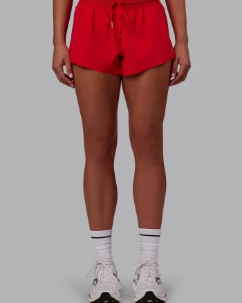 Fashion LSKD Accelerate 3" Mid-Rise Running Short Scarlet