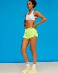 Best LSKD Accelerate 3" Mid-Rise Running Short Lime Glo
