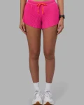 Online LSKD Accelerate 3" Pleated Mid-Rise Running Short Ultra Pink