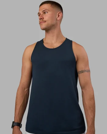 Sale LSKD AeroFLX+ Seamless Tank Navy/Navy