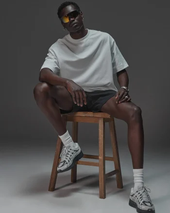 New LSKD AfterDark ZeroCrease Oversized Tee White