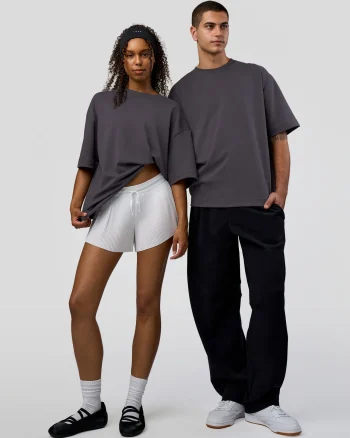 Fashion LSKD AfterDark ZeroCrease Oversized Tee Dark Storm