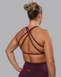 Clearance LSKD Aspire Sports Bra Cherry Lacquer