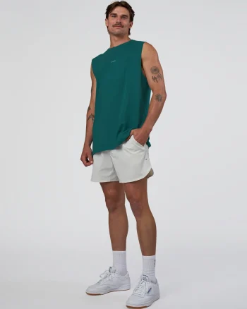 Online LSKD Base FLXCotton Tank Transformative Teal