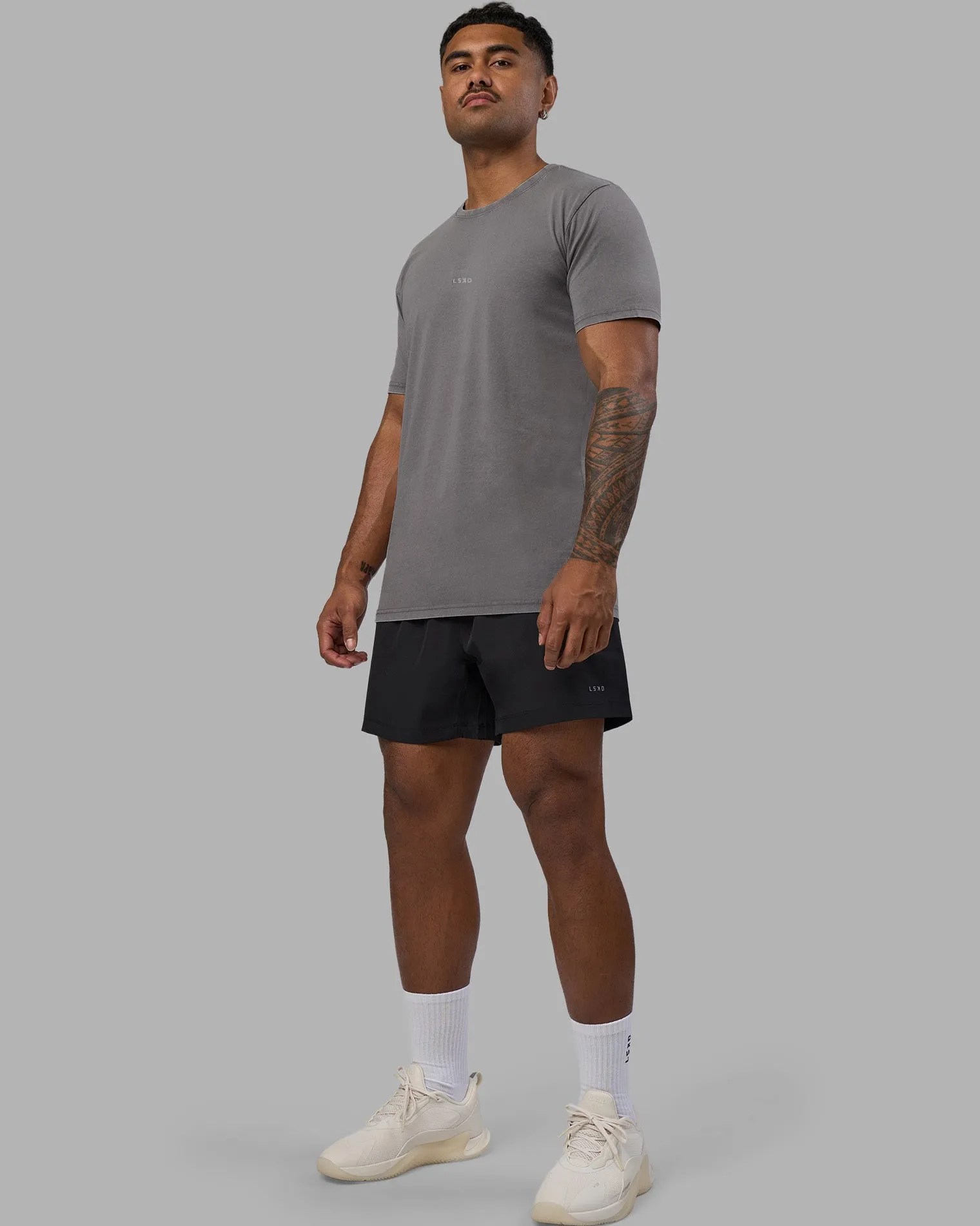 base-flxcotton-tee-Eyannfkp-1.webp Sale LSKD Base FLXCotton Tee Storm Front Washed