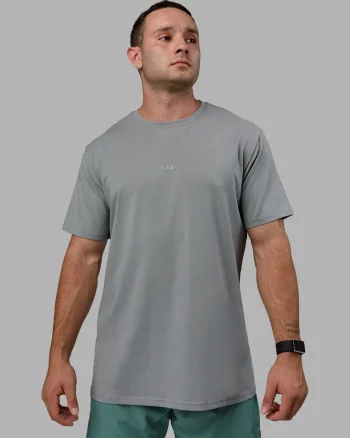 Fashion LSKD Base FLXCotton Tee Circular Grey