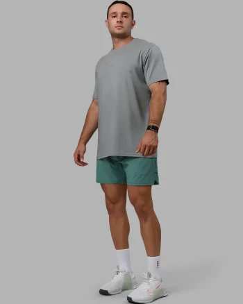 Fashion LSKD Base FLXCotton Tee Circular Grey