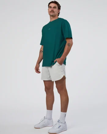 Discount LSKD Base FLXCotton Tee Oversized Transformative Teal