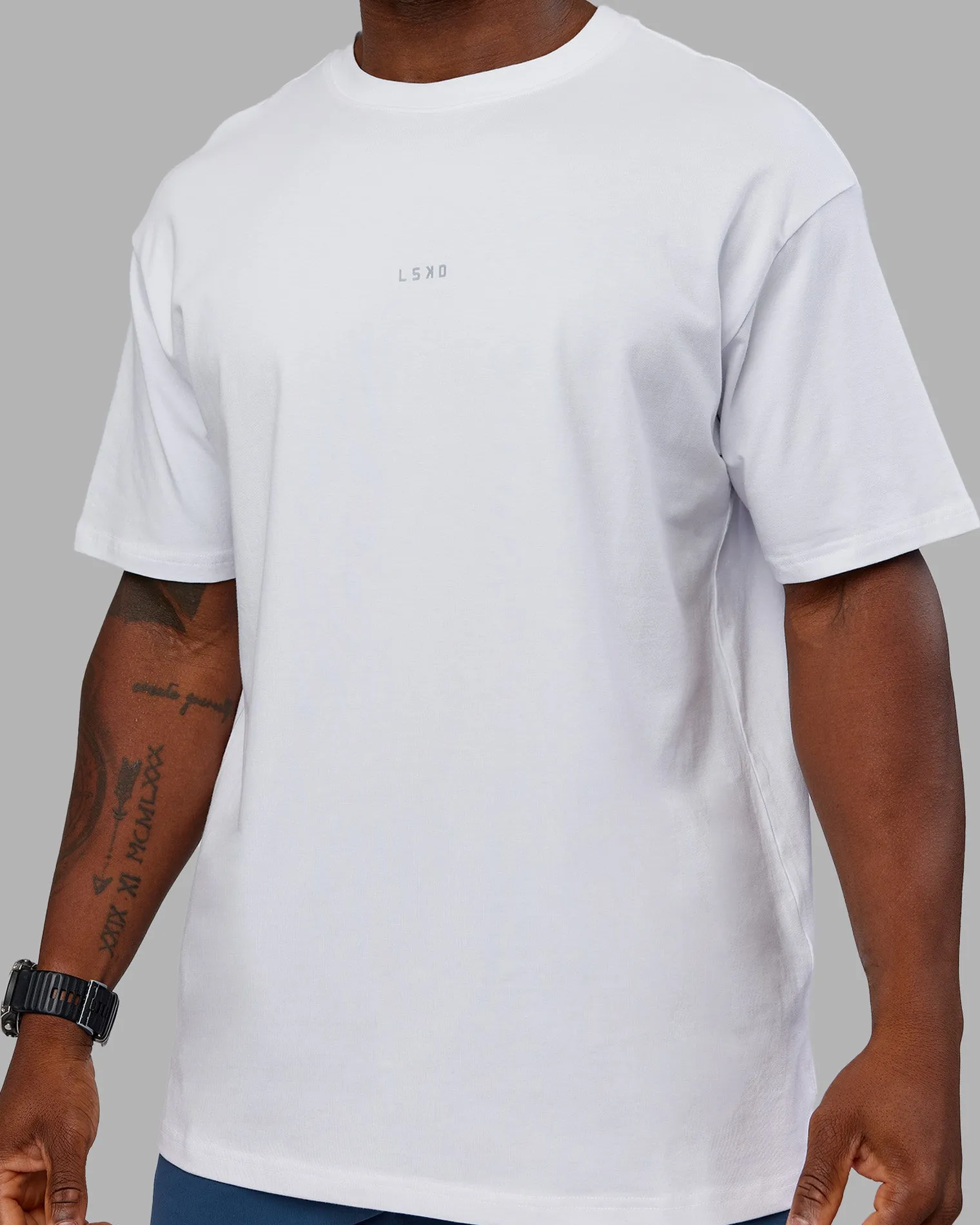 base-flxcotton-tee-oversized-OvgndsGS-6.webp Discount LSKD Base FLXCotton Tee Oversized White