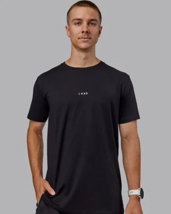 New LSKD Base FLXCotton Tee Black