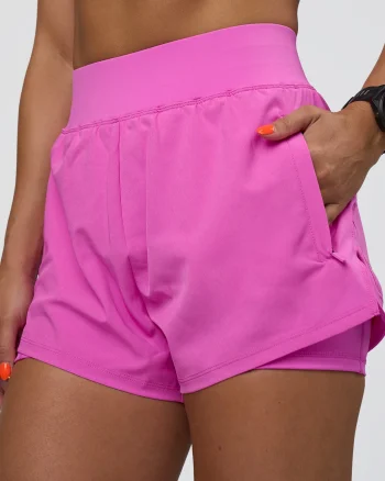 Sale LSKD Challenger 3" Lined Performance Shorts Ultra Fuchsia