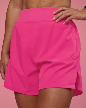 New LSKD Challenger 5" Lined Performance Shorts Ultra Pink