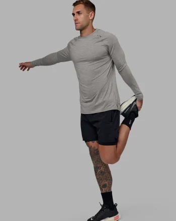 New LSKD Challenger 6" Lined Performance Shorts Black