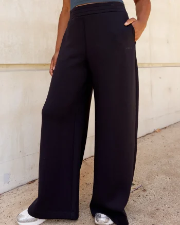 Online LSKD Elevate SoftTouch Wide Leg Pants Black Black