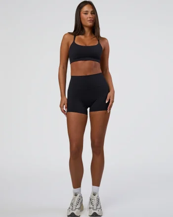 Outlet LSKD Elixir Defined High-Rise 4" Short Black