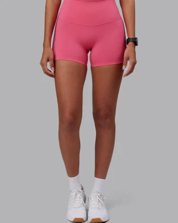 Clearance LSKD Elixir High-Rise 4" Short Hot Pink