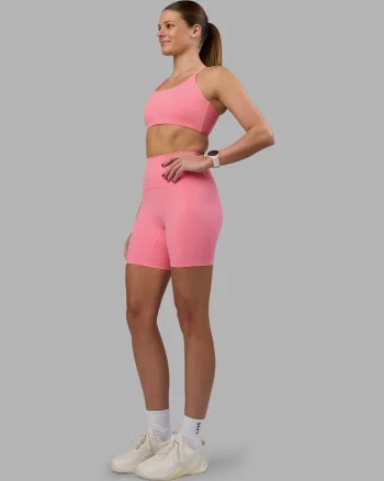 Discount LSKD Elixir Ultra High-Rise 6" Short Candy Pink