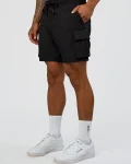 Best LSKD Energy Stretch 6" Performance Cargo Shorts Black