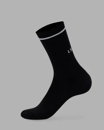 Hot LSKD Fast Performance Crew Socks 2.0 Black White