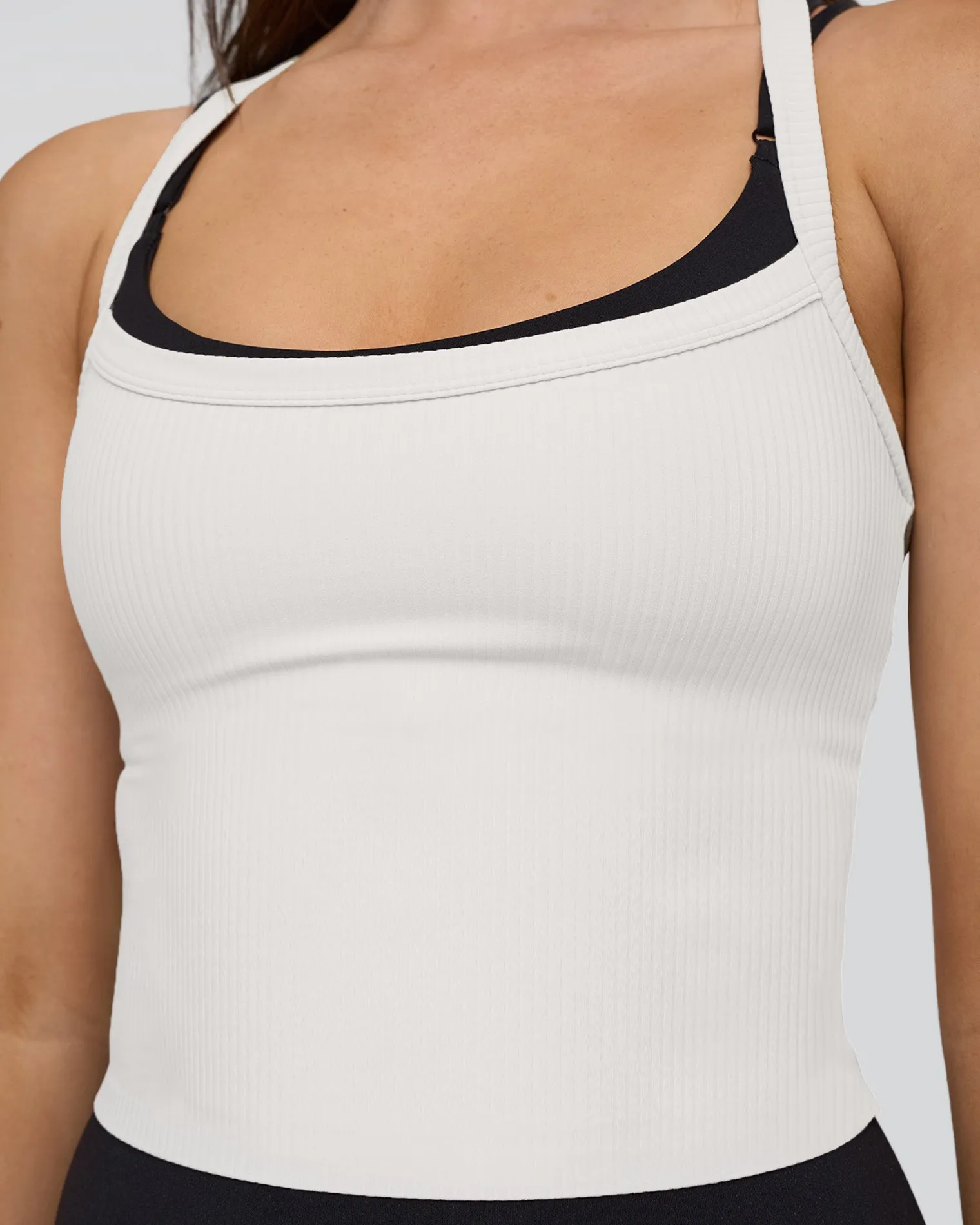 flame-ribbed-tank-KlhvDEFU-3.webp Clearance LSKD Flame Ribbed Tank White
