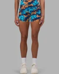 Hot LSKD Fusion High-Rise 6" Short Pockets React Print
