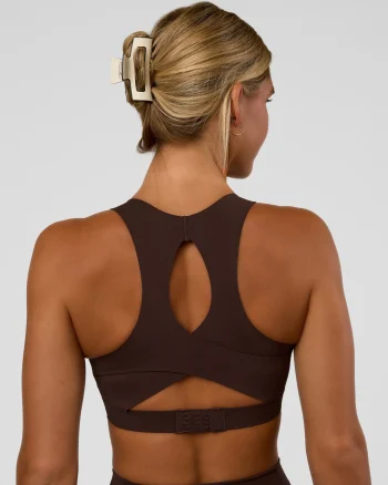 Best LSKD Fusion Sports Bra 2.0 Hot Chocolate