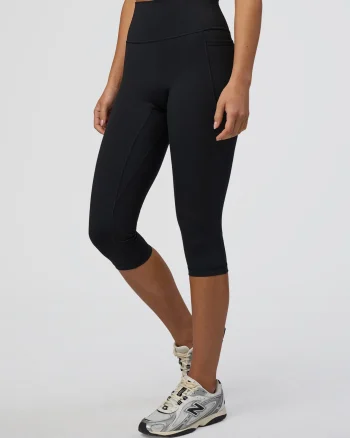 Outlet LSKD Fusion Ultra High-Rise 3/4 Legging Pockets Black