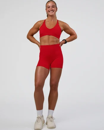 New LSKD Fusion Ultra High-Rise 4" Short Pockets Flame