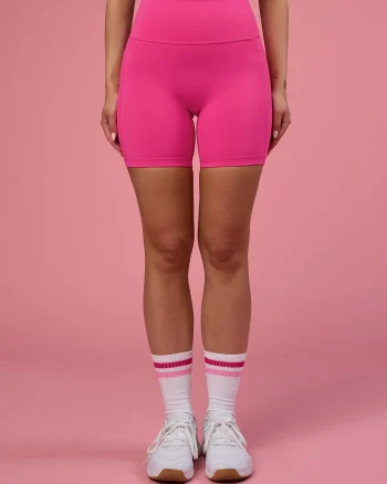Best LSKD Fusion Ultra High-Rise 6" Short Pockets Ultra Pink