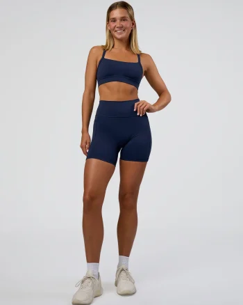 Fashion LSKD Fusion Ultra High-Rise 6" Short Pockets Future Navy