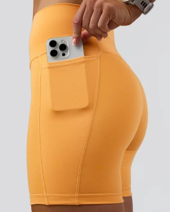 Discount LSKD Fusion Ultra High-Rise 6" Short Pockets Warm Apricot