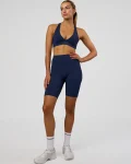 Fashion LSKD Fusion Ultra High-Rise 9" Short Pockets Future Navy