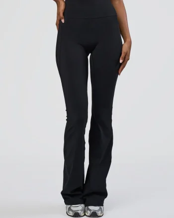 Best LSKD Fusion Ultra High-Rise Flared Tall Legging Pockets Black