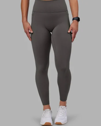Best LSKD Fusion Ultra High-Rise Full Length Legging Pockets Dark Storm