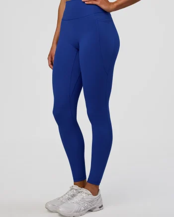 Clearance LSKD Fusion Ultra High-Rise Full Length Legging Pockets Electric Indigo