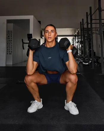 New LSKD Go-To FLXCotton Oversized Tee Future Navy Washed