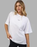 Online LSKD Go-To FLXCotton Oversized Tee White Black