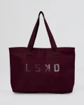 Discount LSKD Hold It All Canvas Tote Cherry Lacquer