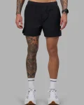 Clearance LSKD Hybrid 5" Short Black Reflective