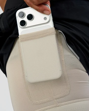 New LSKD Hybrid Lined 5" Short Black Shale Beige