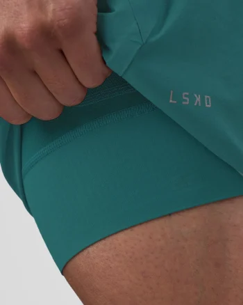 Clearance LSKD Hybrid Lined 5" Short Transformative Teal