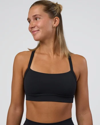 Best LSKD Momentum Sports Bra Black