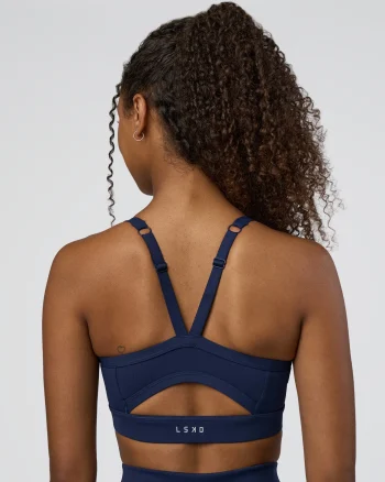 New LSKD Momentum Sports Bra D/DD/E Future Navy