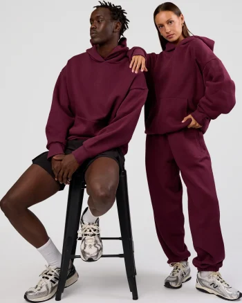 Sale LSKD MVP Oversized Hoodie Cherry Lacquer