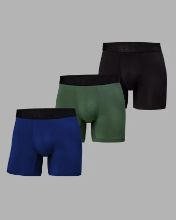 Fashion LSKD MVP Trunks 3 Pack Black/Cilantro/Midnight Blue
