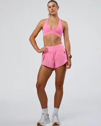 Online LSKD Pacer 3" Running Short Candy Pink