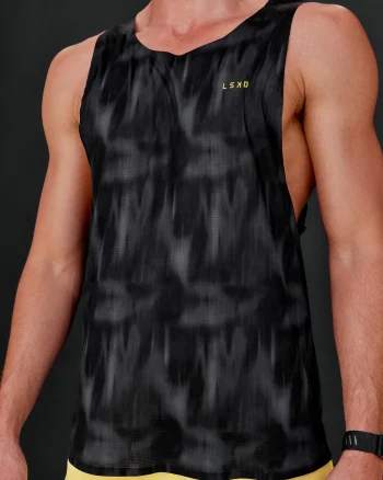 Hot LSKD Race Day Tank Lunar Glow Yellow Fizz