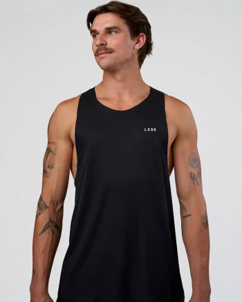 Hot LSKD Race Day Tank Black White